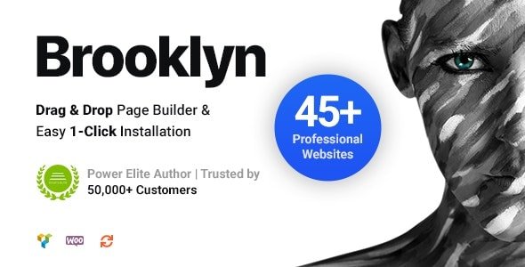 Brooklyn Creative Multi-Purpose Responsive WordPress Theme PHP Script
