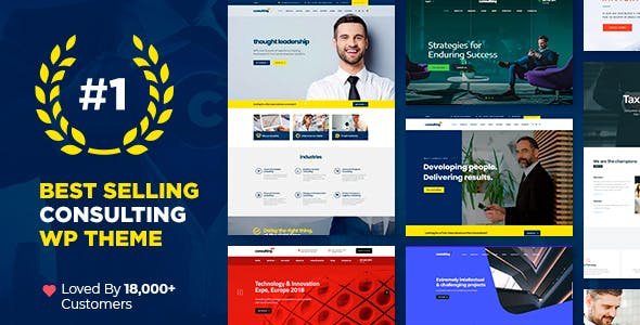 Consulting Business, Finance WordPress Theme PHP Script