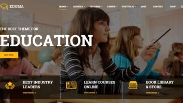 Education WordPress Theme Eduma PHP Script