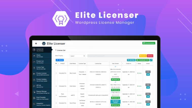 Elite Licenser WordPress License Manager Lifetime deal
