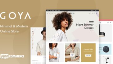 Goya - Modern WooCommerce Theme PHP Script