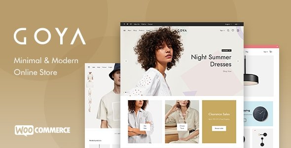 Goya - Modern WooCommerce Theme PHP Script
