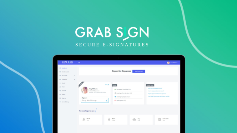 Grabsign eSignature app lifetime deal