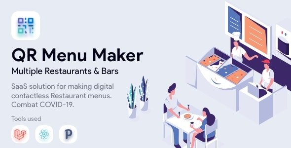 QR Menu Maker - SaaS - Contactless restaurant menus PHP Script