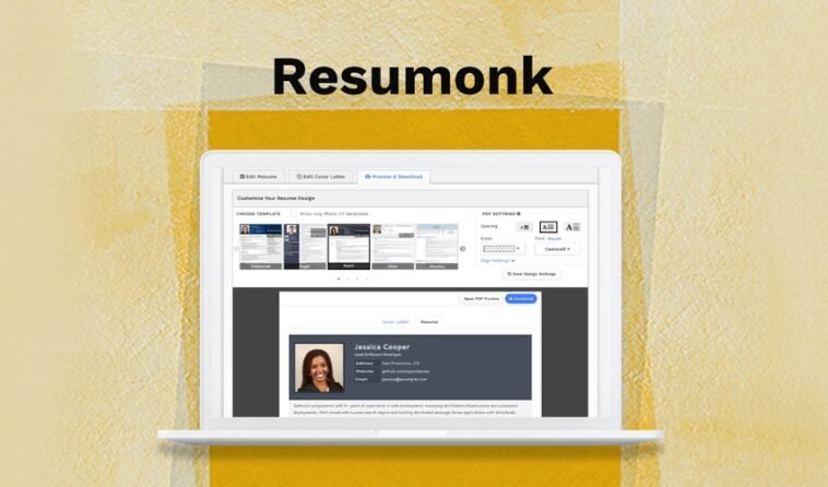 Resumonk online tool lifetime deal