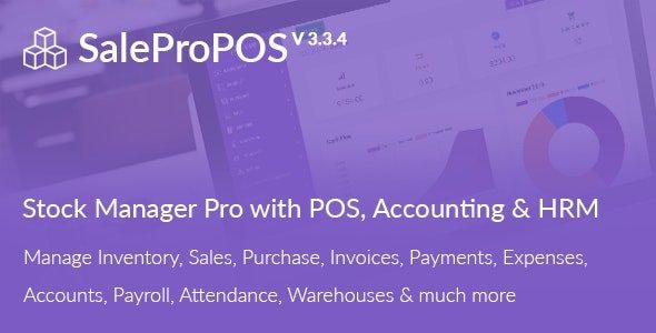 SalePro - Inventory Management System with POS, HRM, Accounting PHP Script