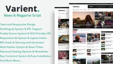 Varient - News & Magazine Script PHP Script