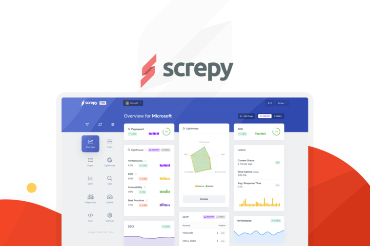screpy seo and web analysis lifetime deal