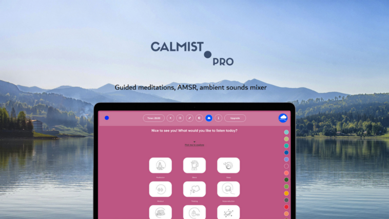 Calmist.pro, is a sound equalizer that helps you relax and increase your productivity