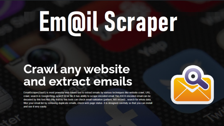 EMAIL SCRAPER, Do you want to scrape email addresses