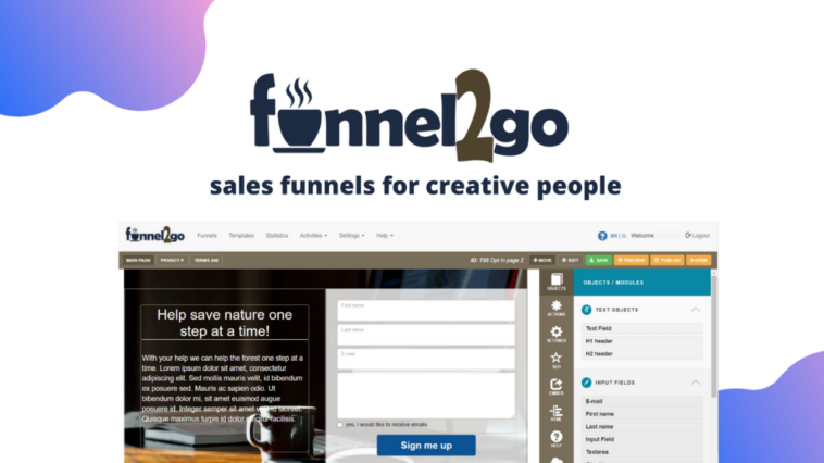 Funnel2Go, Sale Funnels For Creative People Lifetime Deal