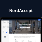 NordAccept Send beautiful proposals optimized for winning more deals with auto-creation of invoice on accept