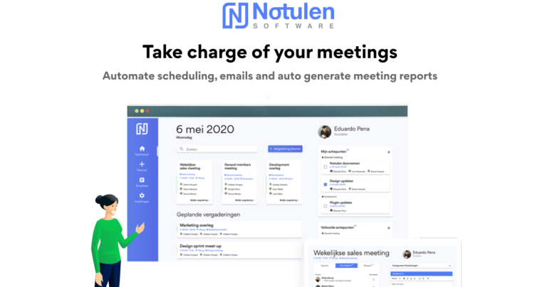 Notulen Software helps you to manage all your meetings and interactions Anual Deal