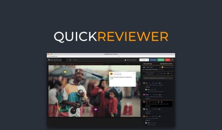 QuickReviewer. Better creative collaboration and faster approval for videos, PDFs, HTML, and images Anual Deal