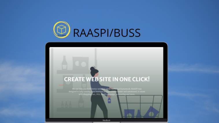 RAASPI-BUSS, Create a Website in 1 Click Anual Deal