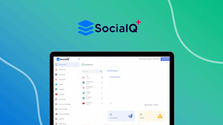 SocialQ+ is a social media tool that lets you collaborate, schedule & analyze your posts for Facebook, Instagram, Twitter, LinkedIn & Youtube