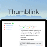 Thumblink makes your links look better and drives more traffic to your website