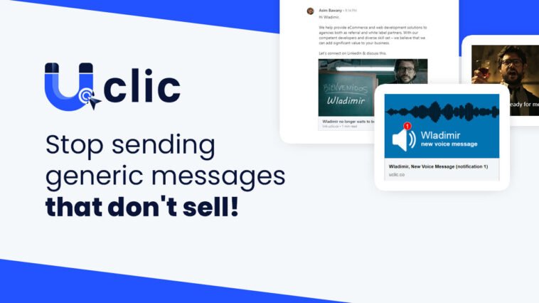 Uclic, Stop sending generic messages that don't sell!