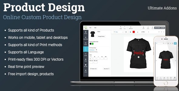 Ultimate Addons for Custom Product Designer (WooCommerce, Opencart, Prestashop)