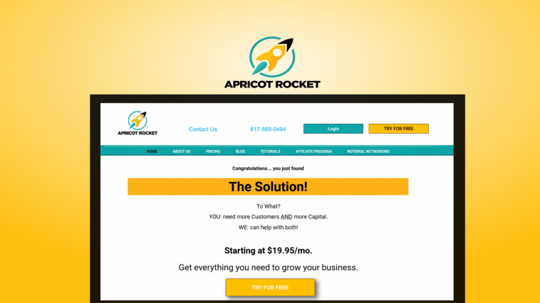ApricotRocket, Small businesses struggle to gain enough customers & capital.