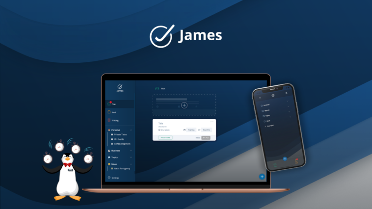James AI, helps you to save a lot of time when planning and structuring tasks.