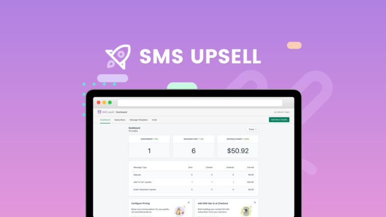 SMS Upsell Shopify App ANUAL DEAL