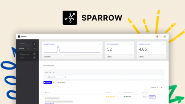 Sparrow, Increase your WooCommerce store revenue by 30% with customer reviews.