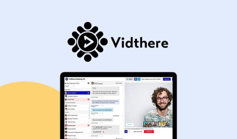 Vidthere, An all-in-one web-based meeting platform with a full suite of tools for live and evergreen webinars