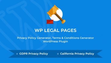 WP Legal Pages, WP Legal Pages generates 25+ policy pages