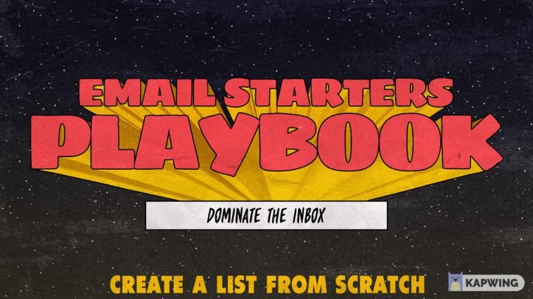 Email Starters Playbook