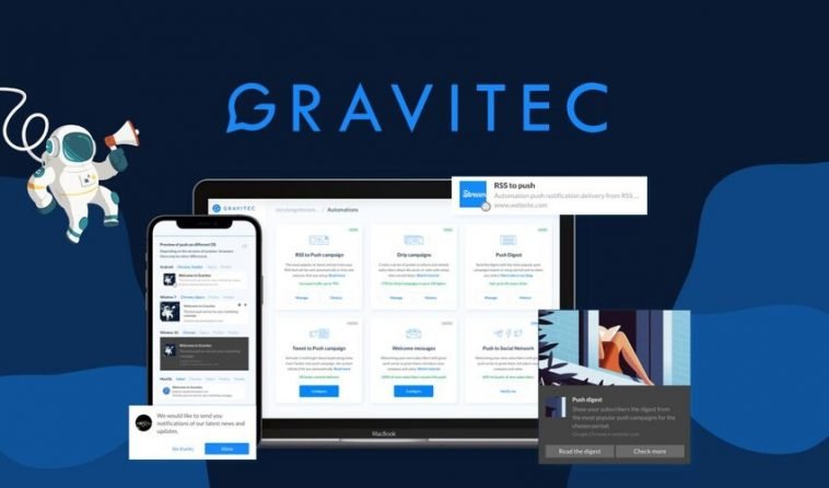 Gravitec.net - Encourage subscriptions and repeat visits with fully-automated and targeted push notifications