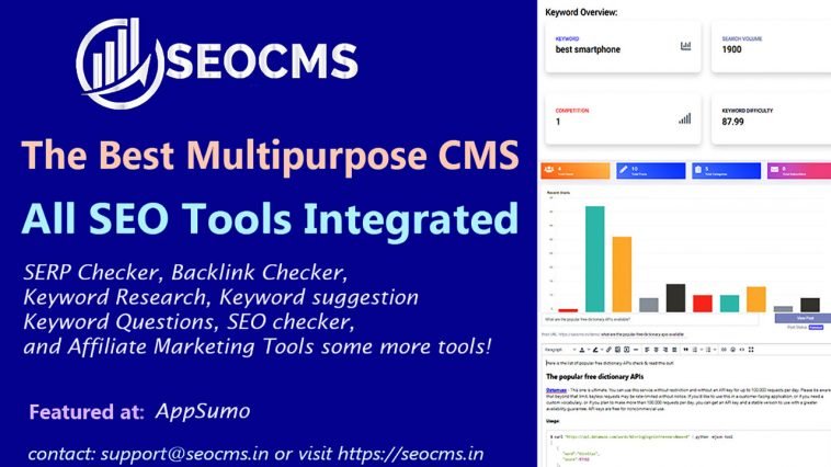 SEOCMS - Multipurpose CMS With Integrated SEO Tools