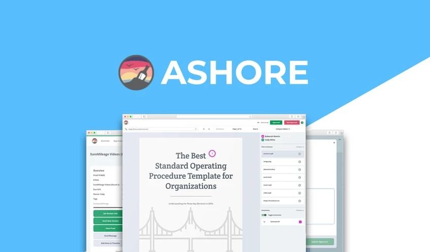 Ashore - Fast-track deliverables through the client approval process with automated workflow staging
