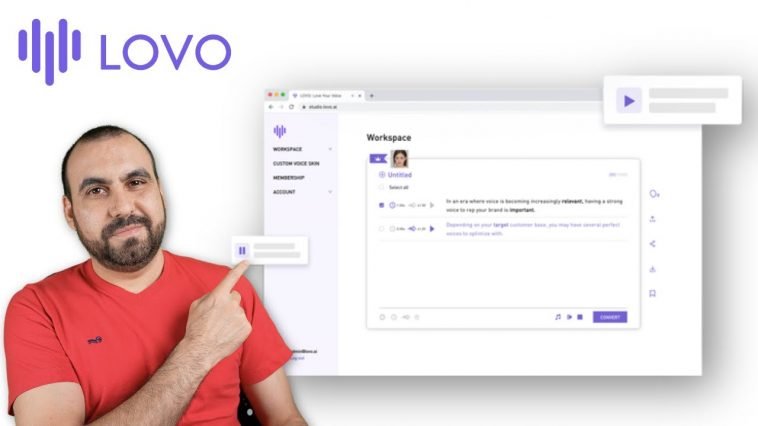 Convert text to speech perfect Your Voiceovers with LOVO Studio!