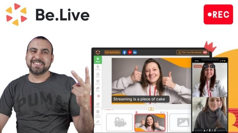 Stream to Youtube and Facebook with BeLive - Streamyard   deal alternative