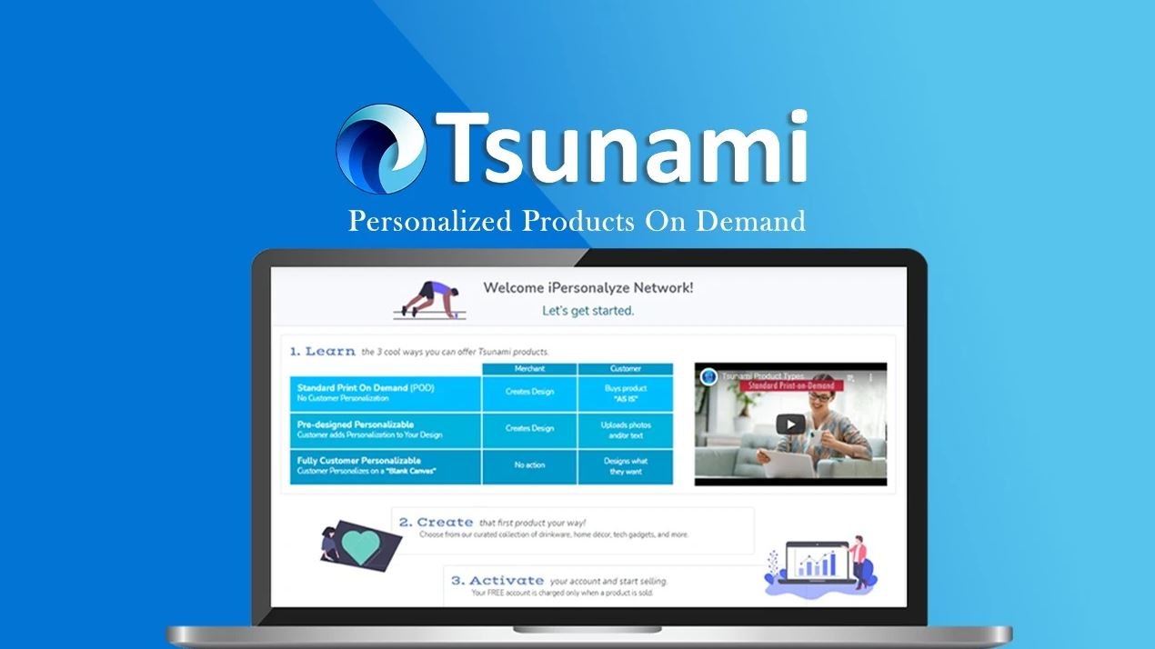 Tsunami Shopify App - Drop Ship Personalized Products