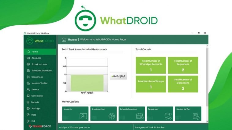 WhatDROID - Powerful Marketing Tool for Whatsapp - Schedule Messages & Automate Marketing Using Browser Automation