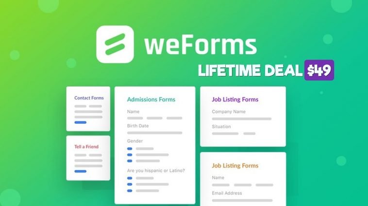 weForms Lifetime Deal at AppSumo - FLASH OVERVIEW