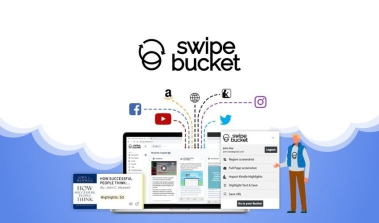 Swipebucket - Save your favorite things from the internet in one place, with daily inbox reminders