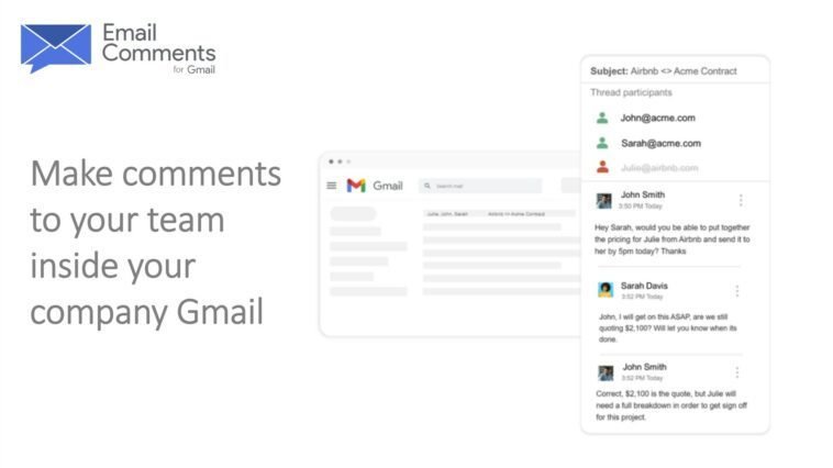 Email Comments