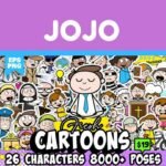 JOJO : Cartoon Characters