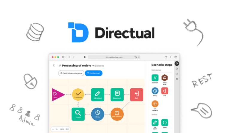 Directual - Harness all the power of coding in a no-code format with a sleek visual interface