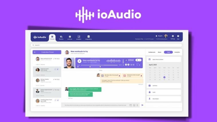 ioAudio "Web app to create personal, podcast-like streaming audio"
