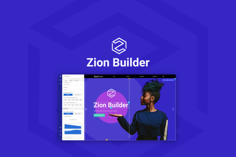Zion Builder | Exclusive Offer from AppSumo