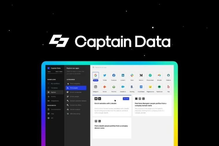 Captain Data | Exclusive Offer from AppSumo