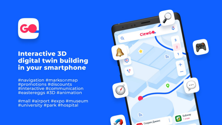 ClewGO — Interactive 3D Digital Twin Building in Your Smartphone