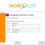 NicheXploit - YouTube Niche Research Software