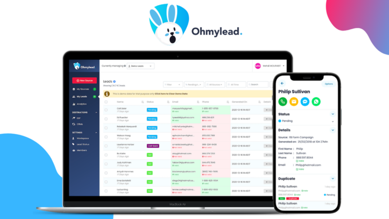 Ohmylead - White Label Lead Management Software for Digital Agencies