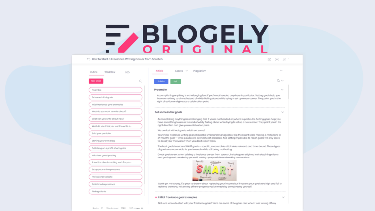 Blogely Freelancer | Exclusive Offer from AppSumo