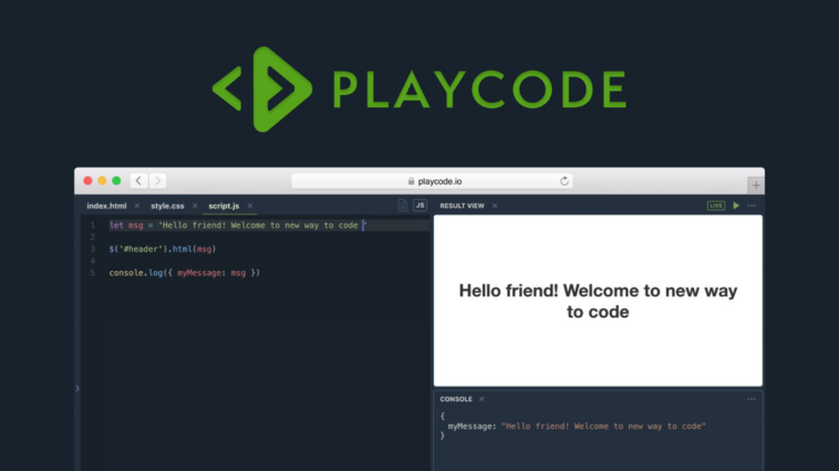 PlayCode - Javascript Playground | Exclusive Offer from AppSumo